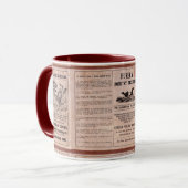Mug Boîte métallique antique d'alimentation (Devant gauche)