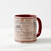 Mug Boîte métallique antique d'alimentation (Devant droit)