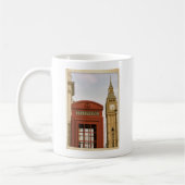 Mug Boîte téléphonique et tour de Big Ben (Gauche)