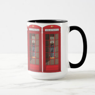 Mug Boîte téléphonique rouge
