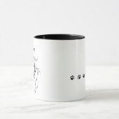 Mug Boîtier en blanc : texte modifiable (Centre)
