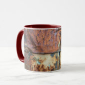 Mug Boîtier métallique rouillé Vieux bâtiment industri (Devant gauche)