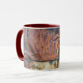 Mug Boîtier métallique rouillé Vieux bâtiment industri (Devant gauche)