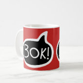 Mug BOK ! Salutation croate, Bonjour discours bulle (Devant gauche)