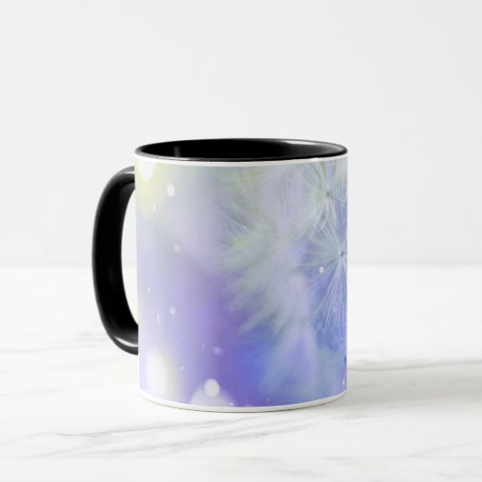 Mug Bokeh Dandelion - Blue (Devant gauche)