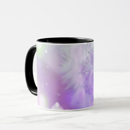Mug Bokeh Dandelion - Purple (Devant gauche)