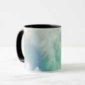 Mug Bokeh Dandelion - Teal (Devant gauche)
