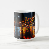 Mug Bokeh de la ville à minuit (Devant droit)