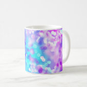 Mug Bokeh Violet Et Bleu 7518 (Devant droit)
