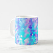 Mug Bokeh Violet Et Bleu 7518 (Devant gauche)