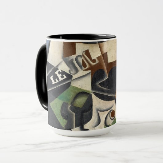 Mug Bol de fruit, Pipe et Journal, 1917 (Devant gauche)