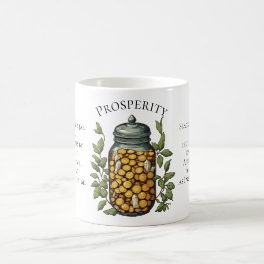 Mug Bol de l'Abondance Chant de l'Argent pour la Prosp (Centre)