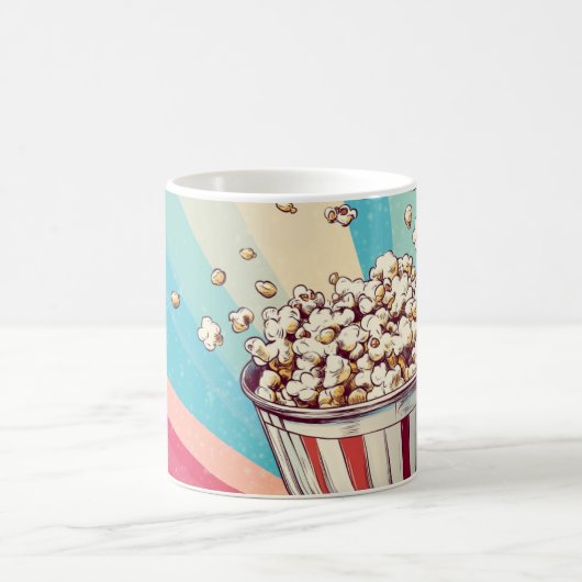 Mug bol vintage à rayures, un design classique (Centre)