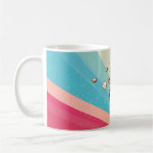 Mug bol vintage à rayures, un design classique (Gauche)