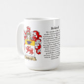 Mug Boland, l'origine, la signification et la crête (Devant gauche)