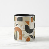 Mug Bold Abstract - Personalized Rustic Earthy (Centre)