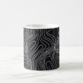 Mug Bold Black and White Topographic Art 🖤 (Centre)