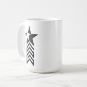 Mug Bold Black Geometric Star (Devant gauche)