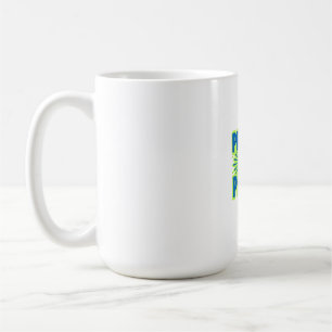Mug Bold Blue and Green "PROTECT OUR PLANET" Text with