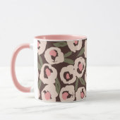 Mug Bold Inky Floral Pattern | Hand-Drawn Botanical (Gauche)