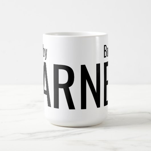 Mug Bold Modern Personalized Name (Centre)