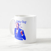 Mug Bold Patriot fou de conspiration mème liberté amou (Devant gauche)