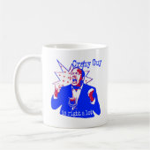 Mug Bold Patriot fou de conspiration mème liberté amou (Gauche)