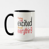 Mug Bold Typographic Motivational Daily Affirmation En (Gauche)