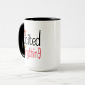 Mug Bold Typographic Motivational Daily Affirmation En (Devant gauche)