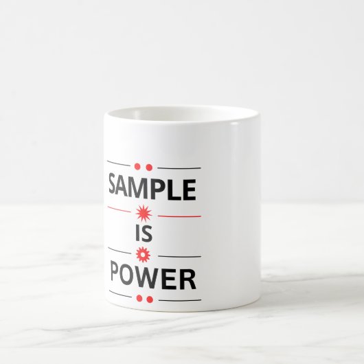 Mug Bold Typography Quote  (Centre)