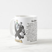 Mug Bolden, l'origine, la signification et la crête (Devant gauche)