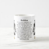 Mug Bolden, l'origine, la signification et la crête (Centre)