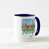 Mug Bologne Émilie-Romagne Italie souvenir vintage (Devant droit)