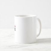 Mug Bologne Italie, j'aime Bologne (Devant droit)