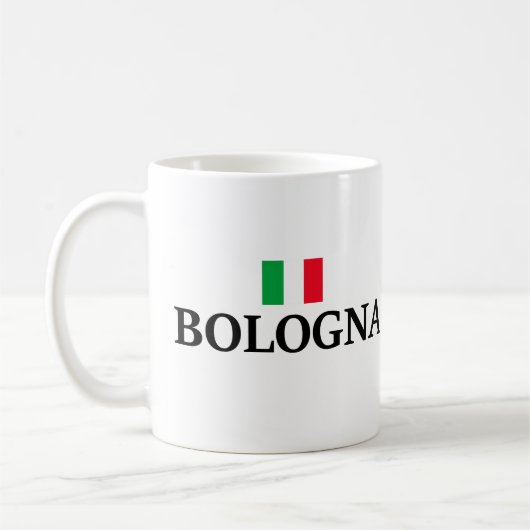 Mug Bologne Italie, j'aime Bologne (Gauche)