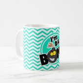 Mug Bombe du DA ! Aqua Chevron vert (Devant gauche)