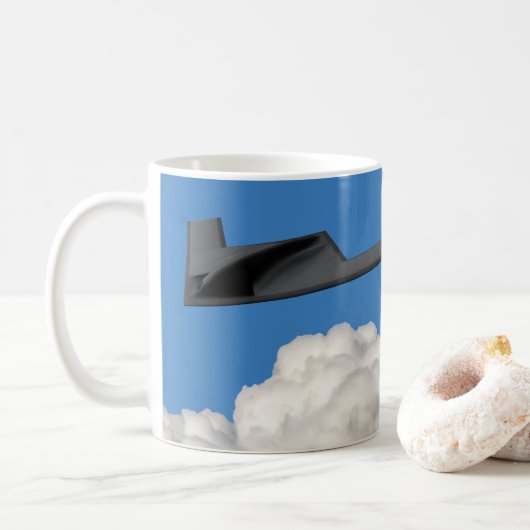 Mug Bombe furtif B-21 Raider (Avec donut)