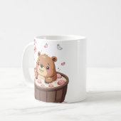 Mug Bombes de bain Relaxation Capybara Jacuzzi Fleurs  (Devant gauche)