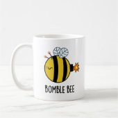 Mug Bomble Bee Funny Bumblebee Bomb Pun (Gauche)
