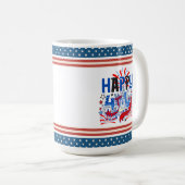 Mug Bon 4 juillet Fireworks USA-63261 (Devant droit)