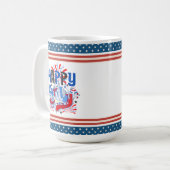 Mug Bon 4 juillet Fireworks USA-63261 (Devant gauche)