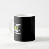 Mug Bon À Ne Pas Être Bon Droit Santé Mentale Ruban (Devant gauche)
