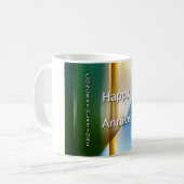 Mug Bon anniversaire à l'employé (Devant gauche)