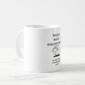 Mug Bon Anniversaire de travail, Cadeau Coworker (Devant gauche)