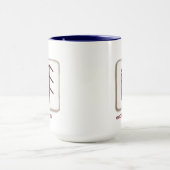 Mug Bon Bindrune de santé et nom personnel - KARL (Centre)