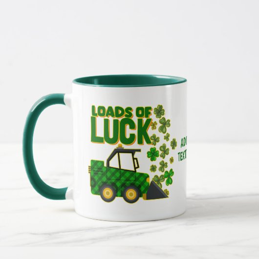 Mug Bon Camion St Patrick Charges De Shamrock De Chuck (Gauche)