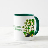 Mug Bon Camion St Patrick Charges De Shamrock De Chuck (Devant droit)