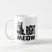 Mug Bon MEOW ! Kitty mauvais drôle (Gauche)