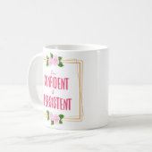 Mug bon positif citations de bonnes vidéos succès (Devant gauche)