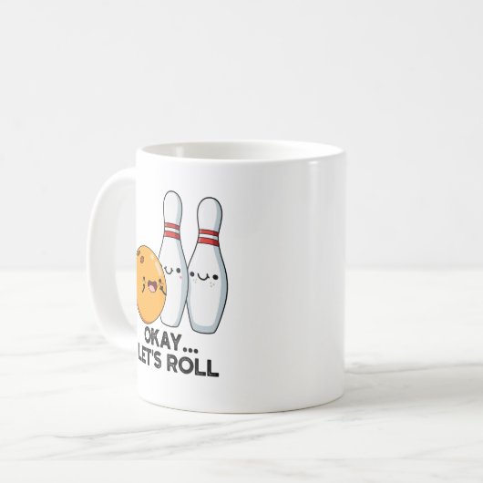 Mug Bon, Roulons Le Pun De Bowling Drôle (Devant gauche)